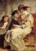 Peter Paul Rubens Helen and her children oil painting artist
